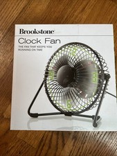 Brookstone clock fan for sale  Brockton