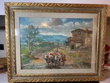 Quadro vintage carro usato  Lecco