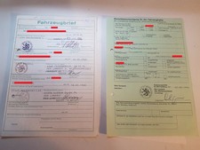 Fahrzeugbrief KFZ Brief 1984 Opel Kadett D 1,3 55kw f. Sammler  Tüv comprar usado  Enviando para Brazil