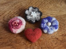 needle felted brooch for sale  RICHMOND