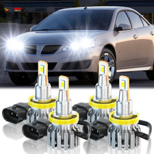 Para Pontiac G6 2005-2010 - 4X 6000K combo H9 + H11 lâmpada de farol de LED feixe Hi/Lo comprar usado  Enviando para Brazil