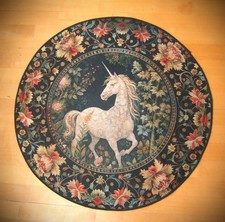 Runder teppich einhorn gebraucht kaufen  Deutschland
