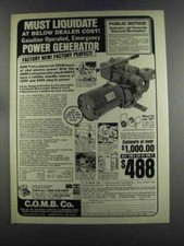 1982 c.o.m.b. co. for sale  Madison Heights