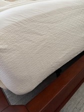 Peacock Alley Box Spring Cover King Size Marfim Padrão Diamante Oásis ajustado comprar usado  Enviando para Brazil