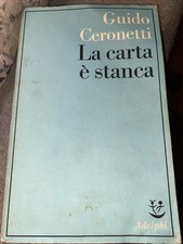 Carta stanca guido usato  Firenze