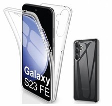 Coque pour Samsung Galaxy S23 FE 5G - housse etui silicone gel 360 integrale + f na sprzedaż  Wysyłka do Poland