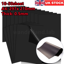 Magnetic sheets 0.5mm for sale  LEICESTER