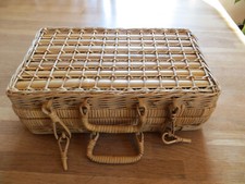 Vintage koffer weidenkorb gebraucht kaufen  Güntersleben