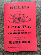 Rules cock pit for sale  ALCESTER