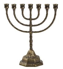 Candelero Candelabro 7 Brazos de Latón Pulido Muebles Hebreo Altar Estante De comprar usado  Enviando para Brazil