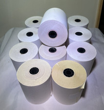 Papel para impressora de cozinha 26 ROLOS 2 camadas 3"X95' branco/canário premium comprar usado  Enviando para Brazil