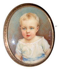 Broche miniature peinture d'occasion  Nice-