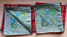 Pair chinese brocade for sale  REDRUTH