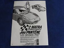 Publicité automobile matra d'occasion  Saint-Cyr-sur-Mer
