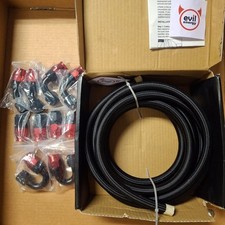 Evil Energy 10AN PTFE kit de linha de combustível E85 mangueira de combustível trançada de náilon 20 pés preto/vermelho comprar usado  Enviando para Brazil