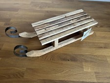 Deko schlitten holz gebraucht kaufen  Sailauf