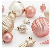 Christmas baubles pink for sale  BIRMINGHAM