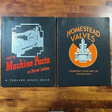 1940s Machine Parts Lot of 2 Books Turret Lathes Tooling Guide & Valve Catalogue comprar usado  Enviando para Brazil