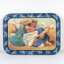 Bandeja decorativa colecionável de metal Pablo Picasso camponeses adormecidos La sieste 1919 comprar usado  Enviando para Brazil