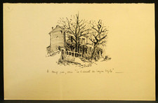Dessin 1950 lapin d'occasion  Langres