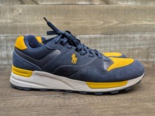 Tênis masculino POLO Ralph Lauren Trackster 200 azul marinho amarelo 12 comprar usado  Enviando para Brazil