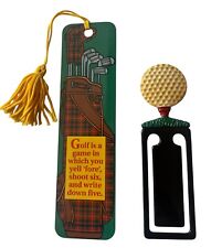 Golf bookmarks ball for sale  Oconomowoc