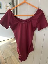 burgundy leotard for sale  NORWICH