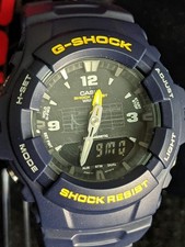 Usado, RELÓGIO ANALÓGICO-DIGITAL CASIO G-SHOCK G-100 AZUL - SEM RESERVA! comprar usado  Enviando para Brazil