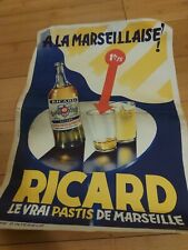 Affiche lithographiee pastis d'occasion  Marseille I