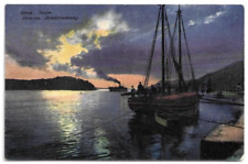 CARTOLINA DI RAGUSA ,GRAVOSA - GRUZ - SUTON - ABENDSTIMMUNG - HRVATSKA  1910 Ca., używany na sprzedaż  Wysyłka do Poland