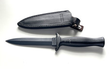 Faca Ka-Bar 2752 lâmina fixa bota 5" lâmina bainha de couro Japão 1980, usado comprar usado Faca Ka-Bar 2752 lâmina fixa bota 5" lâmina bainha de couro Japão 1980, usado comprar usado  Enviando para Brazil