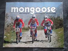 Mongoose bmx catalog for sale  PENRITH