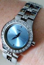 Damenuhr timex steinbesatz gebraucht kaufen  Winsen