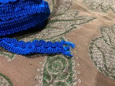 Acabamento de trança azul vintage francês 148' 1/2" comprar usado  Enviando para Brazil