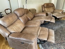 Genuine leather recliner for sale  BRIDGWATER
