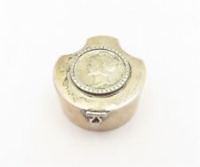 sterling silver pillbox for sale  Weyers Cave