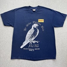 Camiseta Davie 1989-2000 11º aniversário vintage Y2K Ye Olde Falcon Pub Of Florida comprar usado  Enviando para Brazil
