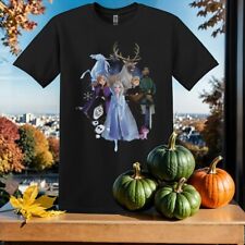 Camiseta Disney Frozen 2 grupo tiro caminhada camiseta masculina feminina unissex SY371 comprar usado  Enviando para Brazil
