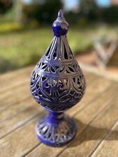 Lume ceramica blu usato  Rocca Priora