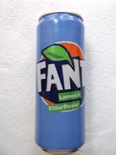 FANTA LEMON & ELDERFLOWER 2024 NIEMCY Pusta puszka 330ml Otwarta w górnej części na sprzedaż  PL