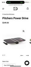 Treinador Pitchers Power Drive preto, usado comprar usado  Enviando para Brazil