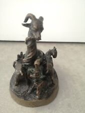 Sculpture bronze chevre d'occasion  France