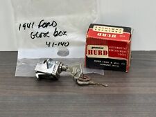 NOS Vintage 1941 FORD LUVE BOX LOCK & KEYSS Hot Rod SCTA Coupe Hurd 41-140 comprar usado  Enviando para Brazil