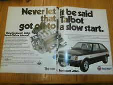 Sunbeam lotus. talbot for sale  HUNTINGDON