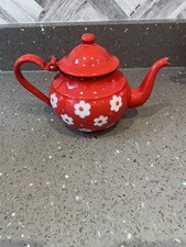 Vintage red enamel for sale Vintage red enamel for sale  ACCRINGTON