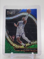 DE'AARON FOX 2020-21 SELECT COURTSIDE AZUL BRANCO VERDE CINTILANTE 01/10 Q1887 comprar usado  Enviando para Brazil