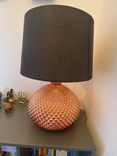 Copper table lamp for sale  SALFORD