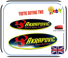 Akrapovic exhaust sticker for sale  BELFAST