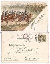 Storia postale cartolina usato  Roma