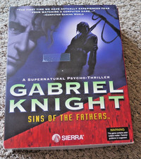 Gabriel Knight: Sins of the Fathers PC Big Box Sierra - 11 disquetes de 3,5" comprar usado  Enviando para Brazil
